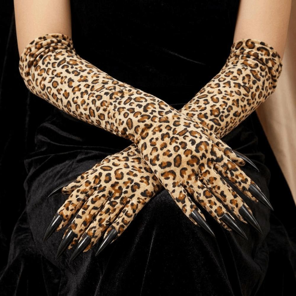 Personality Ghost Claw Mittens Long Sleeve Cosplay Gloves Halloween Gloves  Festival