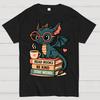 Dragons and Books - Kind and Weird Unisex 100% Cotton Summer Casual Cool Loose T-Shirt