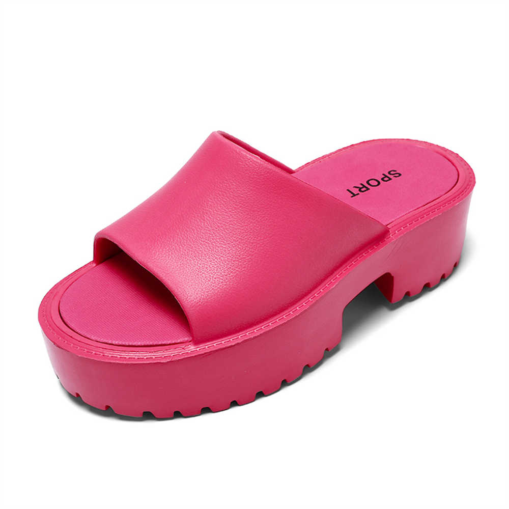 Fashion Heel Block Fuchsia White Sandals Woman Shower Slippers Shoes Comfortable Women's Boots Sneakers Sport Snekers Baskettes