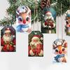 40 Stück, Weihnachtsetiketten, Geschenketiketten, Partydekorationen, DIY, Verpackungsverzierungen, Grußkarten, Geburtstagskarten, Juteschnur
