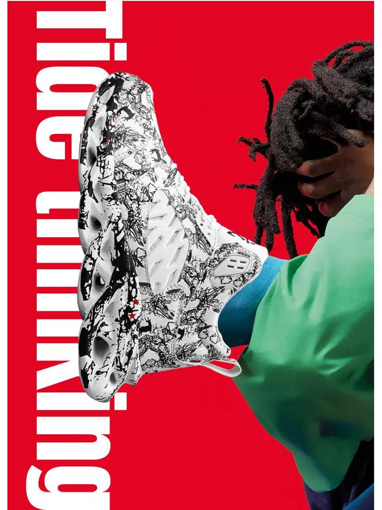 Graffiti High-Top Leichte Atmungsaktive Herren Trendige Lauf-Sneakers, Sommer 2023