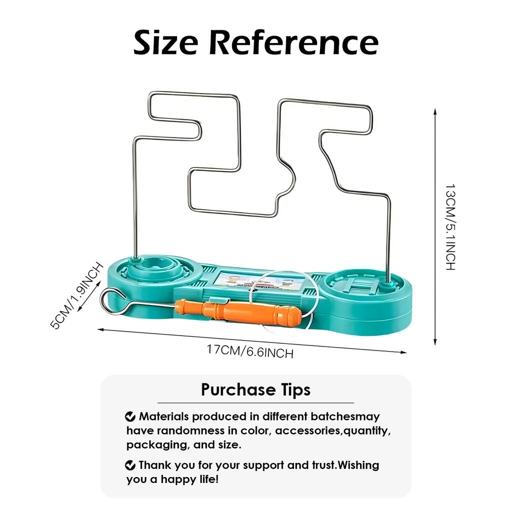 1pcs Fire Line Impact Electric Touch Maze Children Puzzle Interactive CHILDREN'S Creative Present Focus Artifact Focus Training Activity