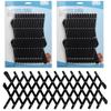 Pet Car Window Fence Dog Window Safety Guard Adjustable Protective Fence Breathable Portable 2 Sizes Single and Pair D.Stomo (Large Pair)