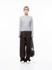 Chaenseseunoi Soft Cable V-Neck Knit - Melange /W243Tp02Ml