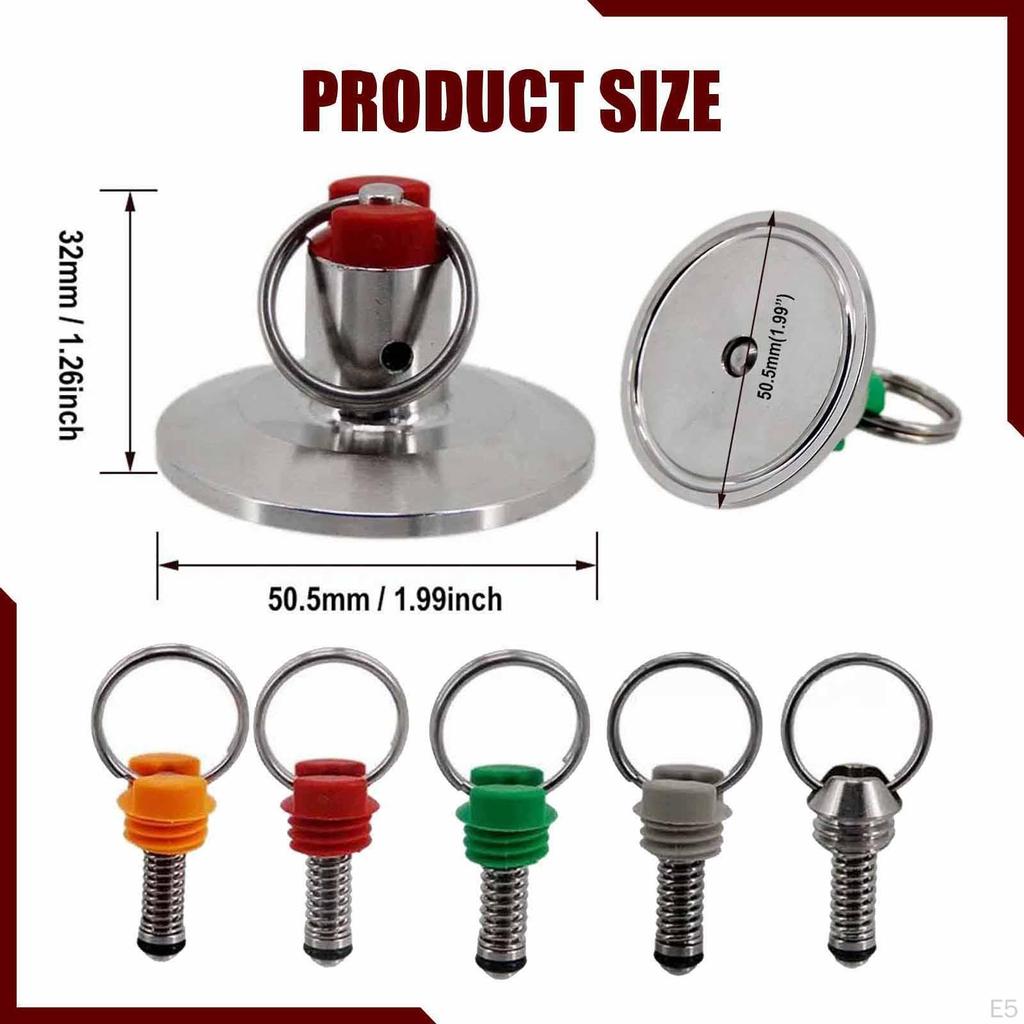 1.5 inch End Cap Beer Fitting Sturdy Professional Easy to Install Brew Making Accessory Stainless