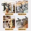 Adjustable Stocking Hangers Strong Load-bearing Simple Installation Fireplace Garland Hangers Heavy Duty Mantel Hangers