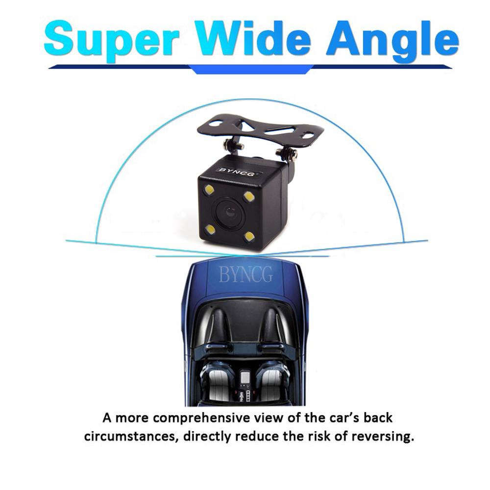 CVBS Car Rear View Camera - Night Vision, Auto Parking Assist, IP68 Waterproof CCD Backup Monitor -170° HD Wide Angle, Plug&Play