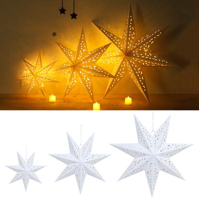 Christmas Hollow Out Star Hanging Pendant Merry Christmas Decorations for Home 2025 Xams Ornaments Navidad Noel New Year 2024