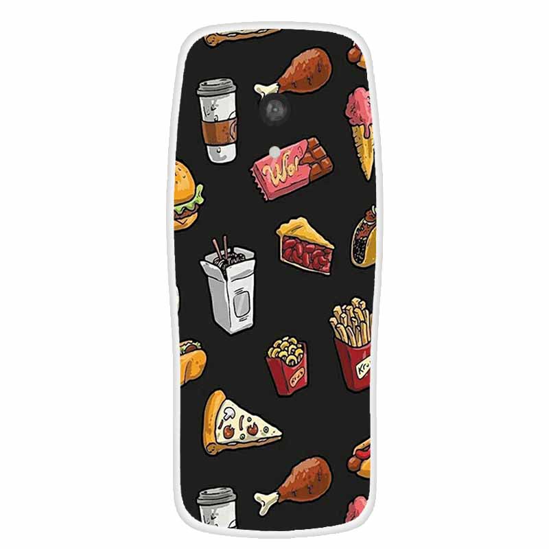 For Nokia 3210 4G 2024 2.4"Cases Clear TPU Soft Silicone Phone Cover for Nokia 3210 TA-1618 Protective Back Shells Cartoon Print