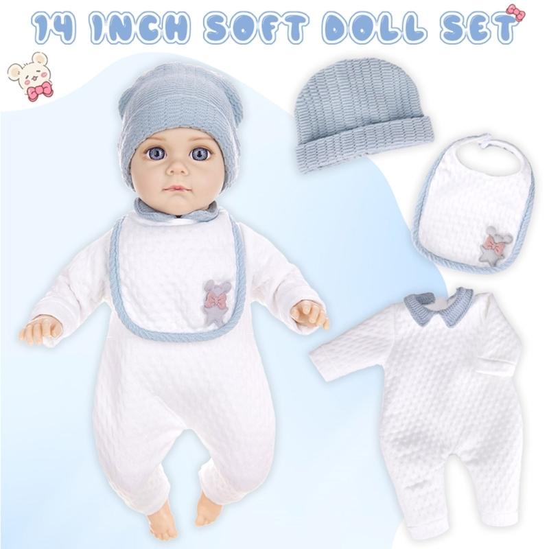 Multipurpose Vanillas Scented Baby Play Doll with Elegant Designs Outfit Accessory for Children Over 18 Months Up