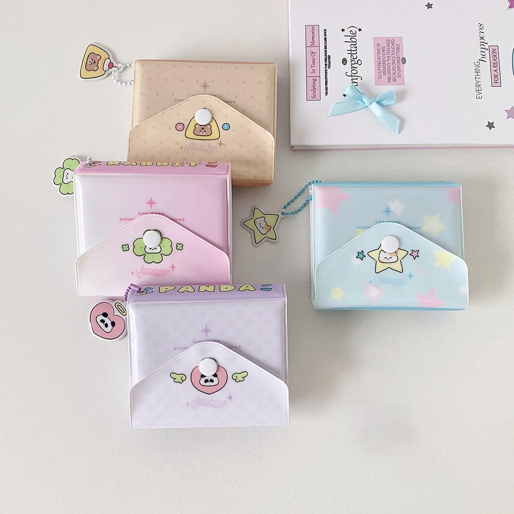 20 Double-sided Card Communication Sealed Photo Albums, One Grid Three Inch Polaroid Storage Album, and Star Chasing Card Album