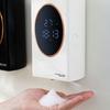 Dispenser automatico di sapone a induzione senza foro a muro, montaggio a parete, intelligente, grande capacità 480ml, dispenser a schiuma a induzione