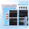 DIY Natural Dense Cluster False Eyelashes, Self-Adhesive 720 Segmented 10150D Curl, Individual Clusters