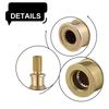 1 pezzo Ottone 7,6 mm 20 denti Asta di Estensione Valvola Rubinetto Stelo Valvola Esteso Per Sistemi Rubinetti Installazione Facile