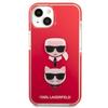 Karl Lagerfeld Klhcp13Stpe2Tr Iphone 13Mini 5,4 Hardcase Czerwony/Red Karl&Choupette Head