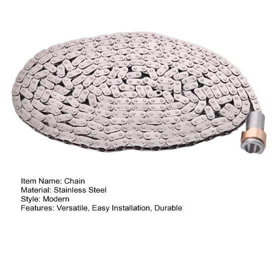 Chain Replacement for Powerfun 500/550 Rowing Machine Stainless Steel Bike Chain with Brass Swivel Connector Rowing Machine Maintenance Kit