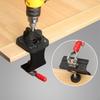 Hinge Hole Locator Jig Drill Bit Tools Puncher for Cupboard Wardrobe