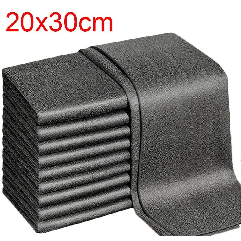 

10 шт. Волшебные чистящие салфетки Многоразовые салфетки из микрофибры для мытья Полотенца для протирки окон и зеркал Тряпка Бытовые кухонные чистящие инструменты 10pcs