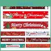 Eye-catching Christmas Banners For Home Or Commercial Use Premium Polyester Material