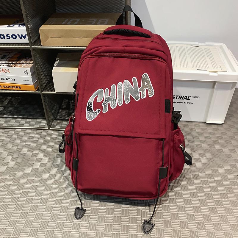 Children's Schoolbags Elementary School Girls Junior High School Boys High School College Students Letter Backpack