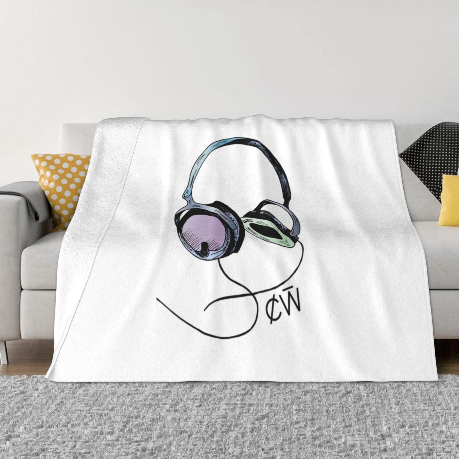 Charlotte De Witte Logo Creative Design Light Thin Soft Flannel Blanket Charlotte De Witte Stuff Charlotte De Witte Long Sleeve 30x40in