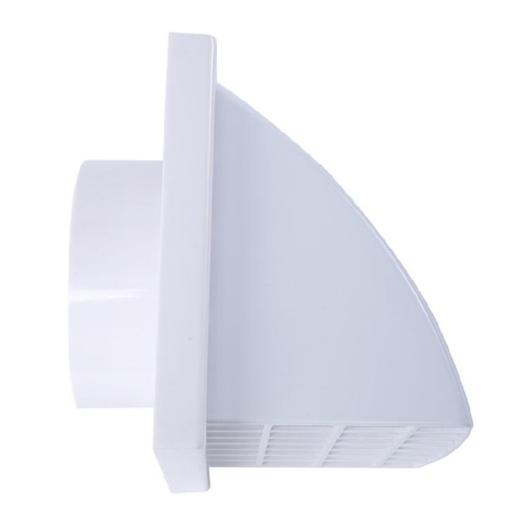 Plastic Exhaust Hood Exterior Wall Ventilation Grille Indoor and Outdoor Air Vent Caps Exterior Wall Exhaust Vent Outlet