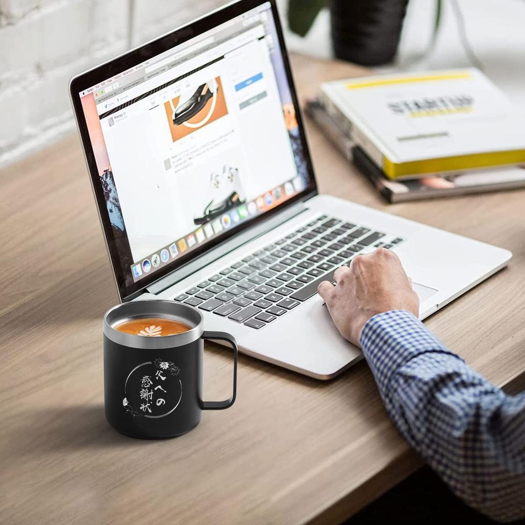 Livole Day Day Birthday Respect for the Aged Day Vacuum Insulated Mug with Keeps Drinks Hot or Coffee Stainless Perfect for and Other You for Black