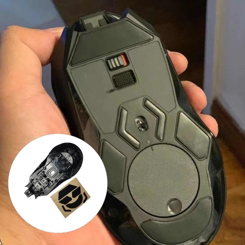 Wireless Mouse Bottom Cover Replacement Kit With High Precisions Molded Shell AntiWear Skates for G903
