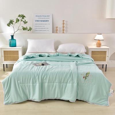 Qixiai Hautfreundliche Beifuß Sommerkühlbettdecke