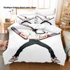 3Pcs Chainsaw Man Denji Anime Bedding Set 3D Print Shonen Manga Duvet Cover Pillowcases for Teens Fans Room Decor Gift Bed linen