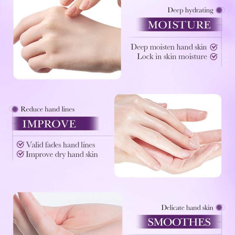 Vanilla Marshmallow Tricolor Hand Cream 60g Autumn and Winter Moisturizing Hand Cream Skin Care Products