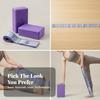 Pilates Blocks and Strap Set Non-Slip Brick Numbered for Beginners