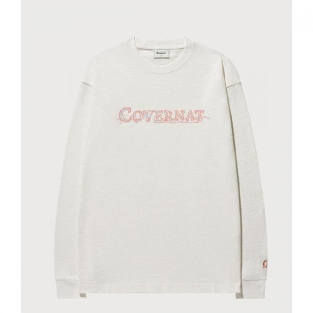 

Covernot Sketch Logo Graphic Long Sleeve B1 Co2501lt05 Wh Tp 2.CO2501LT05 TP L