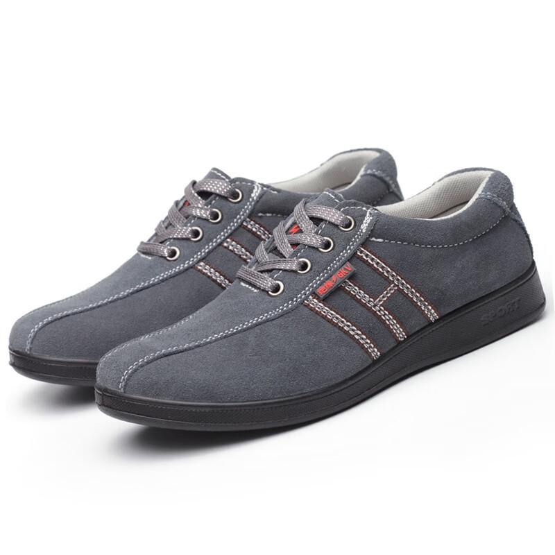 X.K.WELL XK-Z03 6KV Insulated Suede Leather Safety Shoes 38