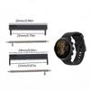 1 Para adapterów do opaski na nadgarstek 24 mm na 22 mm/20 mm do smartwatcha 7/9/D5I Akcesoria Złącze zamienne do smartwatcha