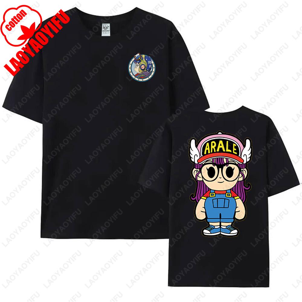 Cartoon Anime Little Girl Arale Graphic Tshirt Japanese Manga Printing Unisex Streetwear Kawaii Retro Trend Cool T Shirts Gifts