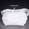 Irregular Shaped Ceramic Peacock Tail Bowl - Creative White Tableware for Salads and Dishes
