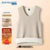 Jeanswest Men's Thickened Fleece Thermal Vest