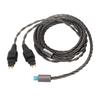 2Pin Sound Cable 3 in 1 Silver Plated Copper Cable Replacement for HD650 HD660S HD6XX HD600 HD660 HD580 HD535 HD545