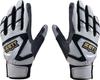 ZETT Impact Z Baseball Batting General Silver X Black BG19202B Gloves, Ambidextrous, Use, (1319), Medium,