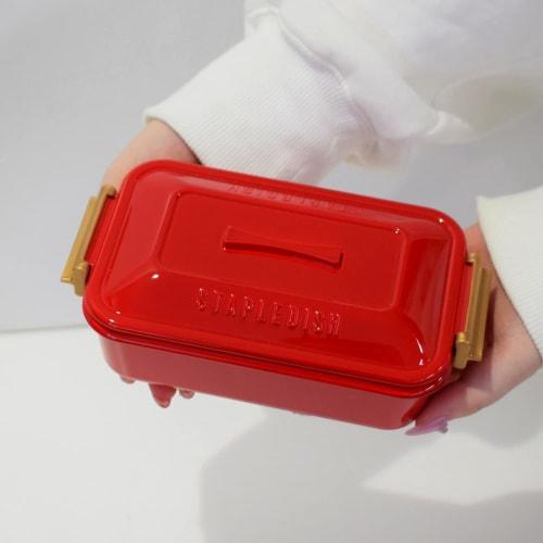 Sabu Staple Antibacterial Tight Lunch Container, 1 Tier, Beige, 600mL, 377006