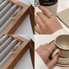 And Versatile Fashionable Copper Ring With Glittering Zircon Stones For Women Trendy