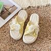 Fashion Shoes Summer Clogs Woman House Slippers Platform Slides Butterfly-Knot Fashion Beach Luxury Soft Butterfly-knot Shoes Woman 2025