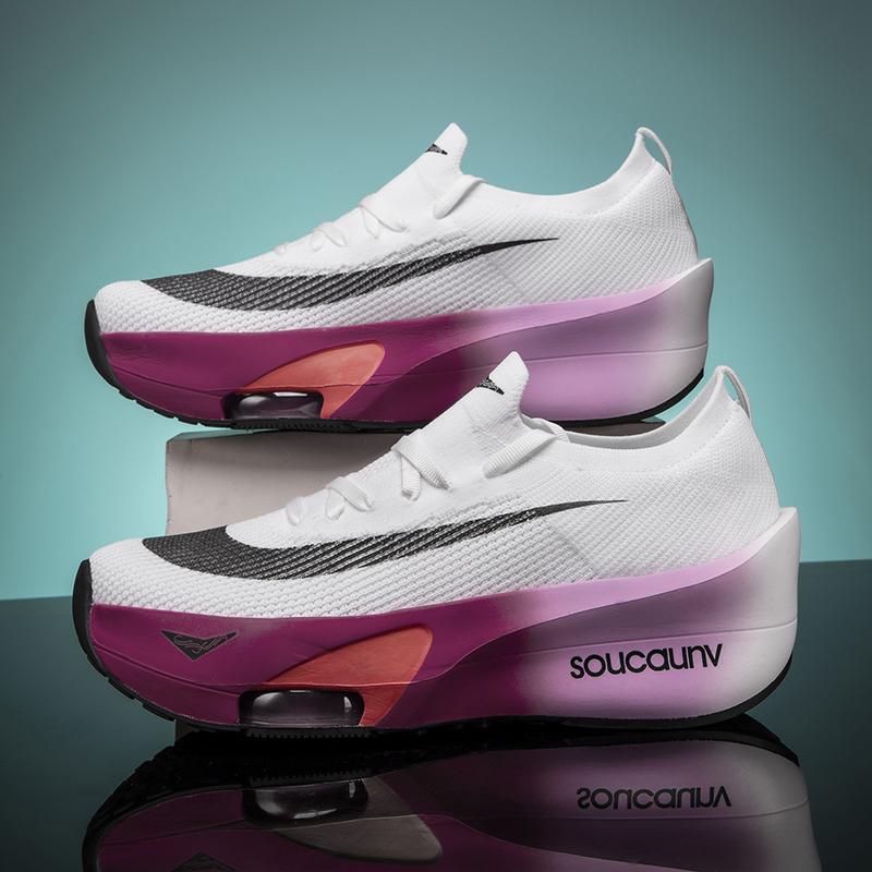 2025 New Men's Sports Shoes Cushioning Non-Slip Flat Wear Resistant Sneakers Mesh Breathable Platform Soft Running Shoes for Man