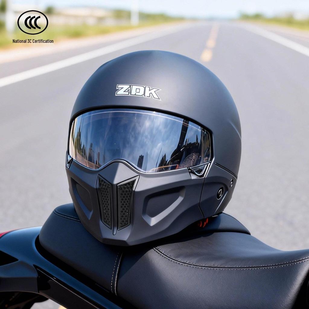3C Certified Retro Scorpion Full Face Motorcycle Helmet for Men & Women