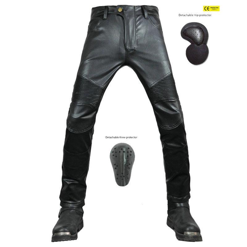 

VOLERO Motorcycle Waterproof Windproof Stretch Leather Riding Pants 3XL