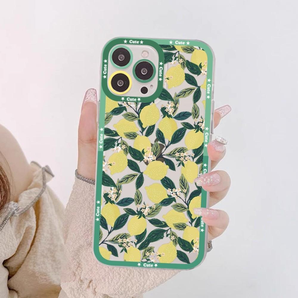 Fruit Lemon Cherry Phone Case For Redmi 7 8 9 A For Redmi Note 5 7 8 9 10 11 Pro Max 4G 5G Funfas