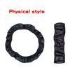 37-39cm Steering Wheel Cover Breathable Leather Anti Slip PU Leather Embossing Steering Covers Universal Car Accessories