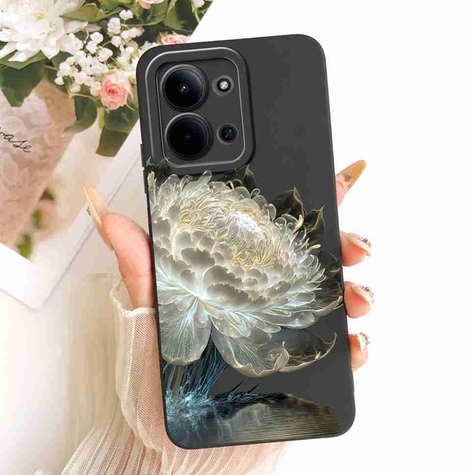 For Xiaomi Redmi 15C 4G Case Cute Couple Flower Cartoon Cover Phone Case For Xiaomi Redmi 15C Redmi15C 4G 5G Back Cover Capa