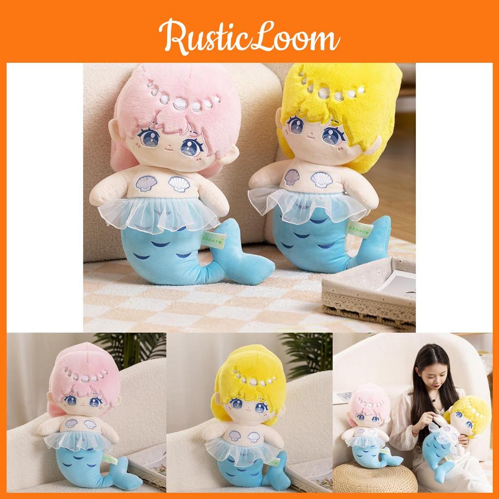 50cm Whimsical Plush Mermaid Stuffed Doll Adorable Design For Kids Gifts And Collectors